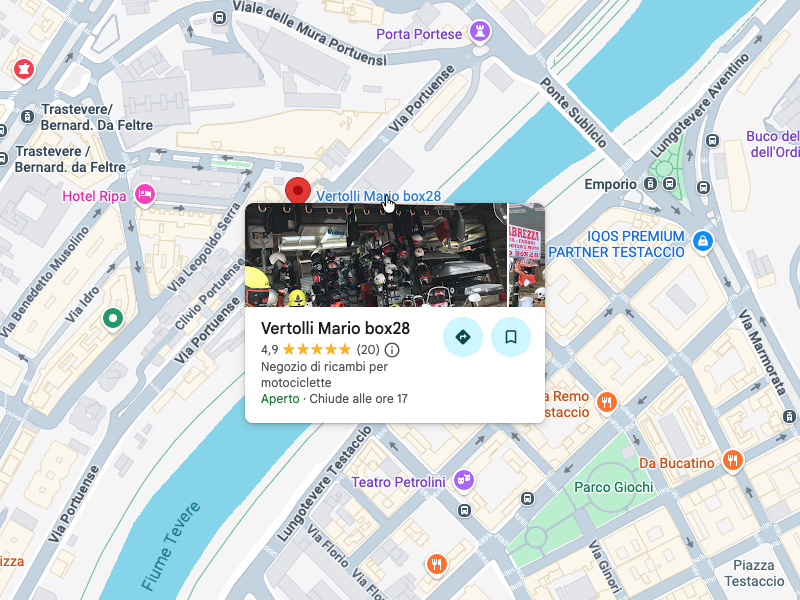 BOX28 su mappa Google